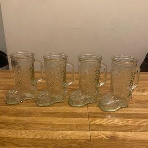 Cowboy Boot Glassware